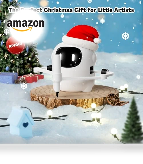 Interactive Drawing Robot for Kids with 150 Cards — Interactive Learning Devices, RIVGOT