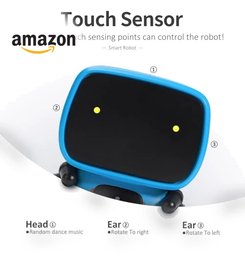 Interactive Robot Companion for Kids - Smart Talking, Dancing, Singing Toy — Interactive Figures & Robots, GILOBABY