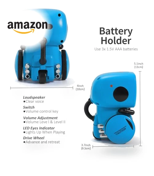 Interactive Robot Companion for Kids - Smart Talking, Dancing, Singing Toy — Interactive Figures & Robots, GILOBABY
