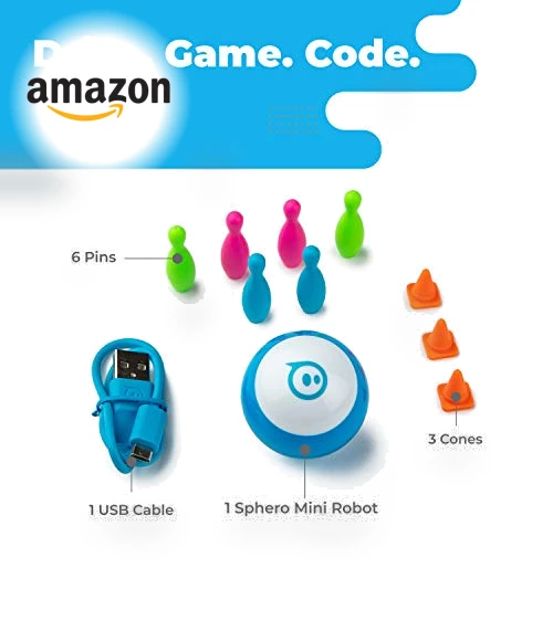 Mini Coding Robot Ball - Educational STEM Toy for Kids and Teens — Interactive Figures & Robots, Sphero