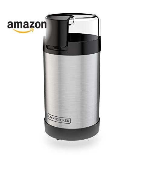 One Touch Coffee Grinder with Stainless Steel Blades — Electric Blade Coffee Grinders, BLACK+DECKER