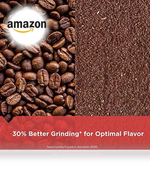 One Touch Coffee Grinder with Stainless Steel Blades — Electric Blade Coffee Grinders, BLACK+DECKER