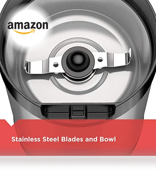 One Touch Coffee Grinder with Stainless Steel Blades — Electric Blade Coffee Grinders, BLACK+DECKER