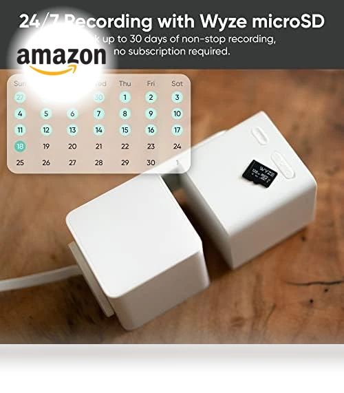 Pan/Tilt/Zoom Wi-Fi Smart Home Security Camera with Color Night Vision, 2-Way Audio — Smart Home Security, Wyze