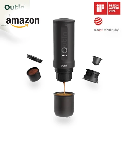 Portable Electric Espresso Machine for Travel, Camping, and Office — Beverage Warmers, OutIn