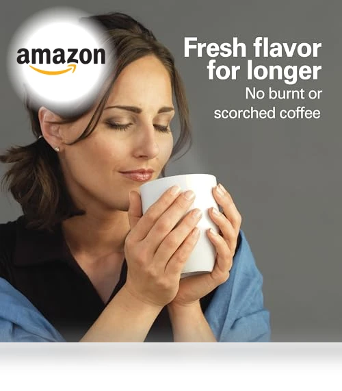 Programmable Dispensing Drip Coffee Maker with 12 Cup Internal Brew Pot — Electric Blade Coffee Grinders, Hamilton Beach