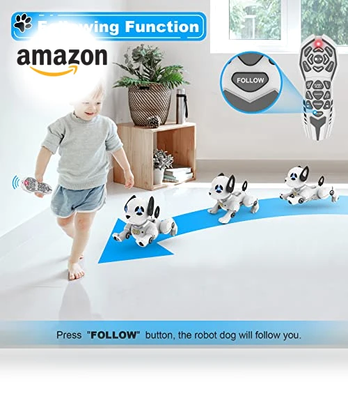 Programmable RC Robot Dog Toy with Interactive Functions — Interactive Figures & Robots, SUPIREO