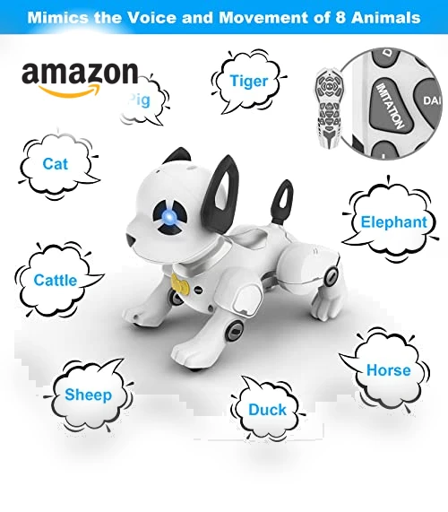 Programmable RC Robot Dog Toy with Interactive Functions — Interactive Figures & Robots, SUPIREO