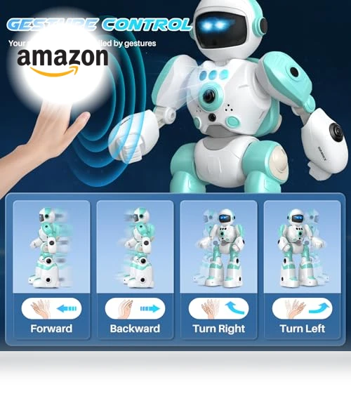 Programmable Remote Control Robot for Kids with Voice Changer and Dance Moves — Interactive Figures & Robots