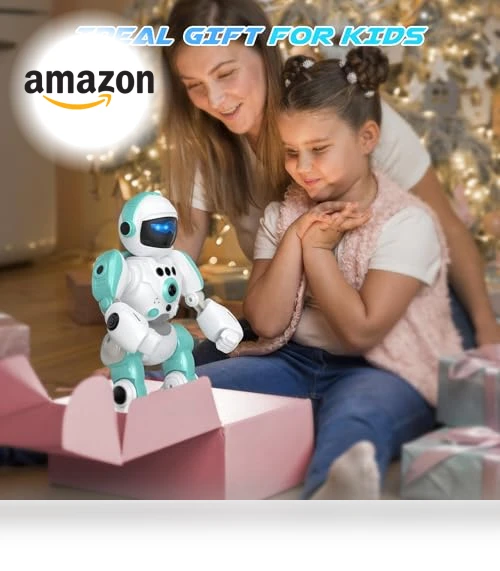 Programmable Remote Control Robot for Kids with Voice Changer and Dance Moves — Interactive Figures & Robots