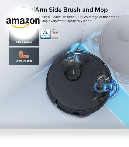 Qrevo Edge S5A Robot Vacuum and Mop with Self-Cleaning — Smart Cleaning Robots, Roborock