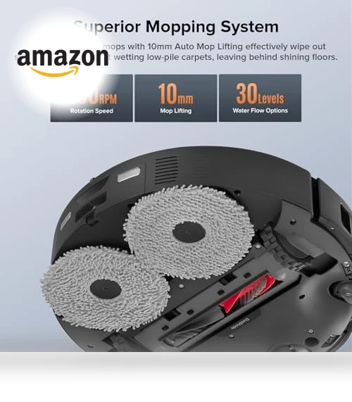 Qrevo Edge S5A Robot Vacuum and Mop with Self-Cleaning — Smart Cleaning Robots, Roborock