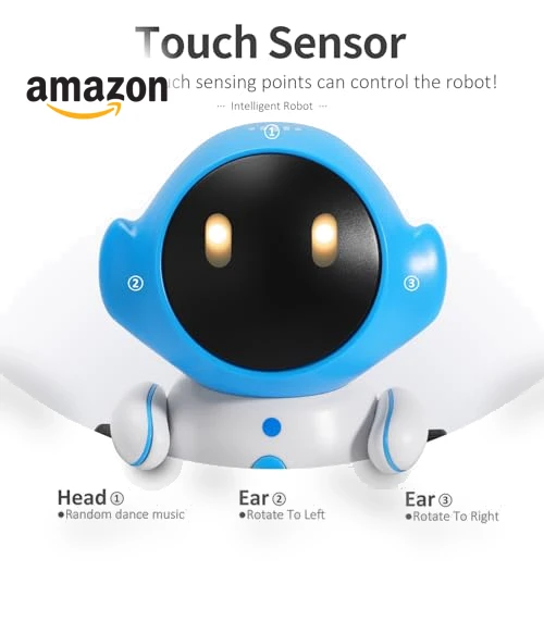 Rechargeable Smart Talking Robot Toy for Kids — Interactive Figures & Robots, GILOBABY