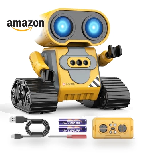 Remote Control Robot Toy with Gesture Sensing and Auto-Demo — Interactive Figures & Robots, Hamourd