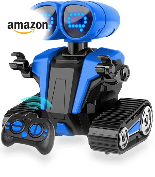 Remote Control Robot Toy with LED Eyes for Kids — Interactive Figures & Robots, MindPal