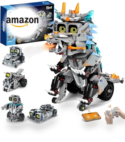 Robot Dinosaur Building Kit with Remote Control — Construction Kits, Sillbird