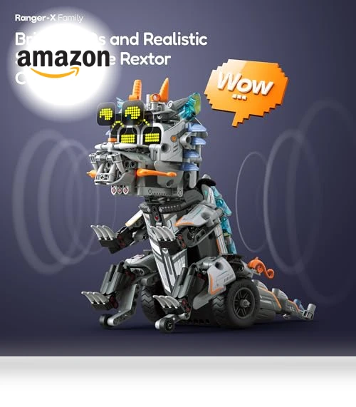 Robot Dinosaur Building Kit with Remote Control — Construction Kits, Sillbird