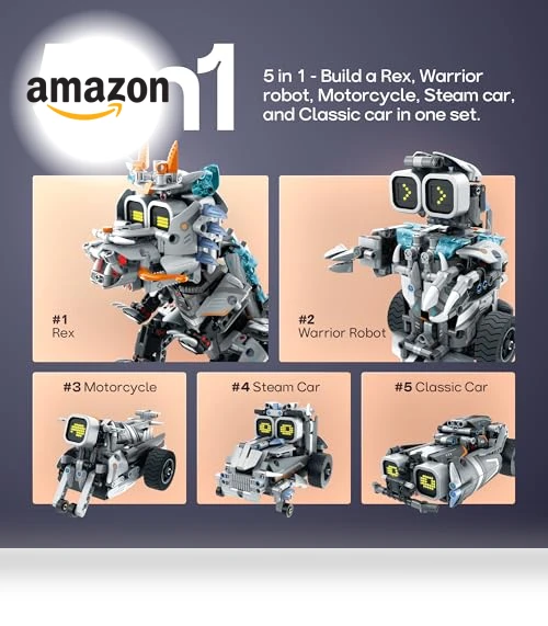 Robot Dinosaur Building Kit with Remote Control — Construction Kits, Sillbird