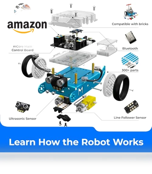 Robot Kit for Kids Ages 8-12, Learn to Code with Scratch & Arduino, STEM Educational Toy — Construction Kits, Makeblock