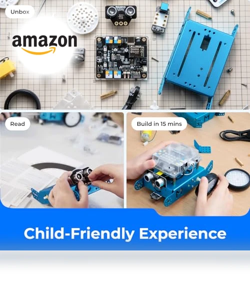 Robot Kit for Kids Ages 8-12, Learn to Code with Scratch & Arduino, STEM Educational Toy — Construction Kits, Makeblock