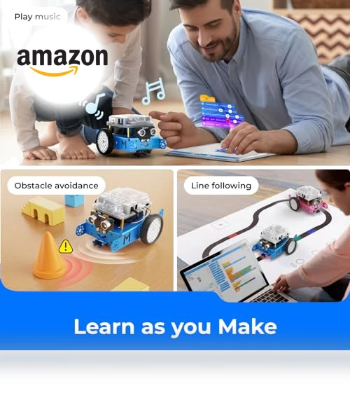 Robot Kit for Kids Ages 8-12, Learn to Code with Scratch & Arduino, STEM Educational Toy — Construction Kits, Makeblock