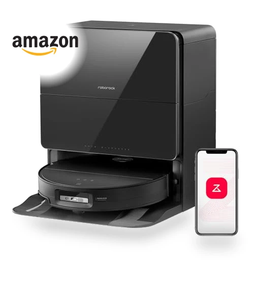 Robot Vacuum and Mop, 22,000Pa Suction, AI Obstacle Avoidance, Ultra Thin, Self Cleaning Dock — Smart Cleaning Robots, Roborock