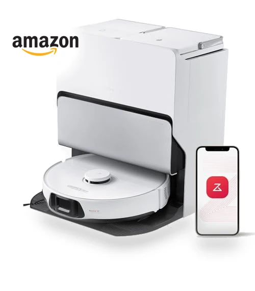 Robot Vacuum and Mop, All-in-One Dock, PreciSense LiDAR Navigation, Smart Dirt Detection — Smart Cleaning Robots, Roborock