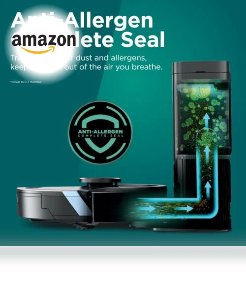 Robot Vacuum & Mop Combo with Powerful Suction and Sonic Mopping — Smart Cleaning Robots, Shark