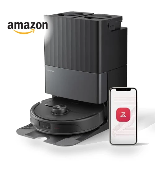 Robot Vacuum and Mop Combo with Self-Emptying & Refilling, 10,000Pa Suction — Smart Cleaning Robots, Roborock