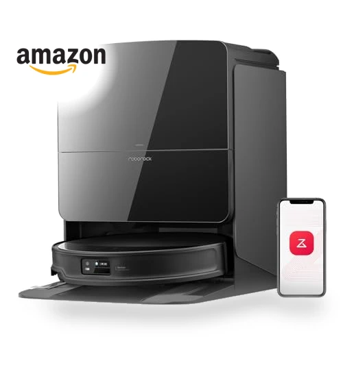 Robot Vacuum and Mop with Powerful Suction, Self-Emptying, Hot Air Drying — Vacuums, Roborock