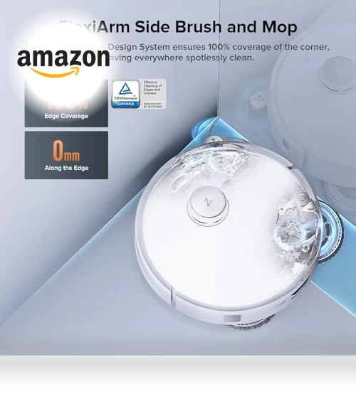 Robot Vacuum and Mop with Self-Cleaning, 17,000Pa Suction — Smart Cleaning Robots, Roborock
