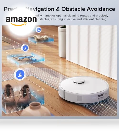 Robot Vacuum and Mop with Self-Cleaning, 17,000Pa Suction — Smart Cleaning Robots, Roborock