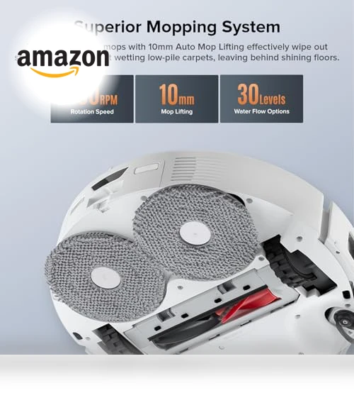 Robot Vacuum and Mop with Self-Cleaning, 17,000Pa Suction — Smart Cleaning Robots, Roborock