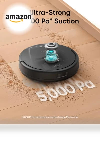 Robot Vacuum with Self Empty Station, Hair Detangling Technology, 60 Days Hands Free Cleaning — Smart Cleaning Robots, eufy