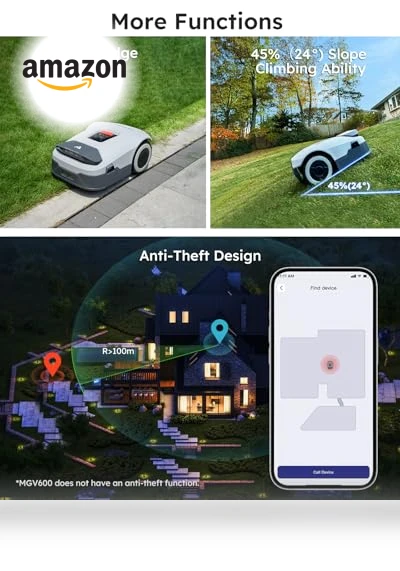 RTK+4-Eye Vision Robotic Lawnmower - No Wire, Automatic Mapping, 30 Multi-Zone Management — Autonomous Lawn Care, ANTHBOT