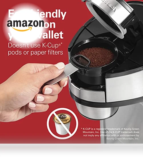 Single Serve Coffee Maker & Fast Grounds Brewer — Single-Cup Coffee Makers, Hamilton Beach