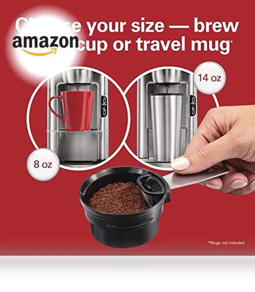 Single Serve Coffee Maker & Fast Grounds Brewer — Single-Cup Coffee Makers, Hamilton Beach