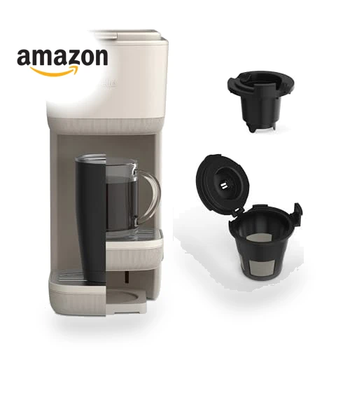 Single Serve Coffee Maker, K Cup & Coffee Ground Compatible — Beverage Warmers, BELLA