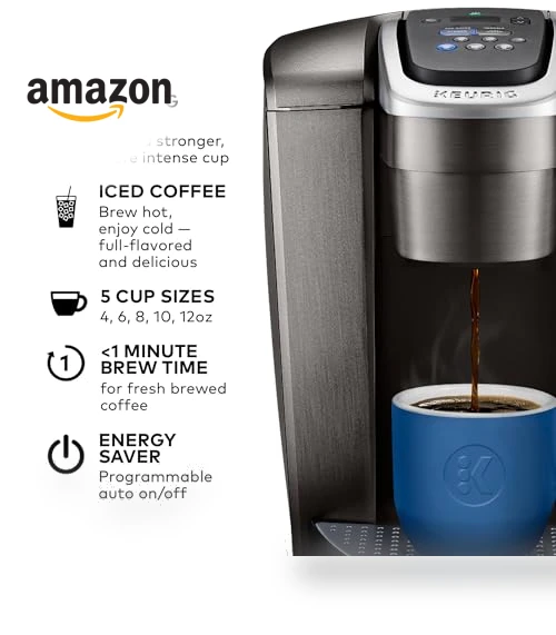 Single Serve K-Cup Pod Coffee Maker with Strength and Temperature Control — Single-Cup Coffee Makers, Keurig