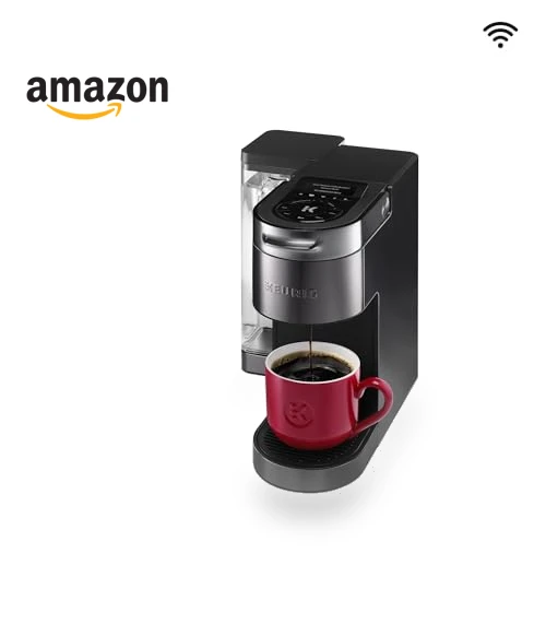 Single Serve K-Cup Pod Coffee Maker with WiFi Connectivity — Electric Blade Coffee Grinders, Keurig
