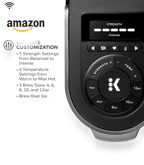 Single Serve K-Cup Pod Coffee Maker with WiFi Connectivity — Electric Blade Coffee Grinders, Keurig