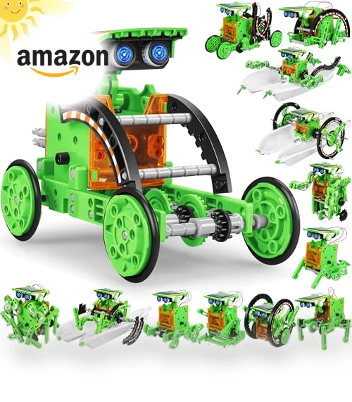 STEM 13-in-1 Education Solar Power Robots Toys for Kids — Solar Power, Bottleboom