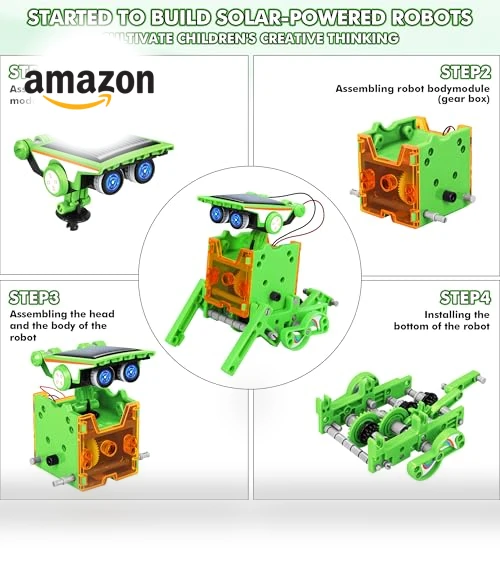 STEM 13-in-1 Education Solar Power Robots Toys for Kids — Solar Power, Bottleboom