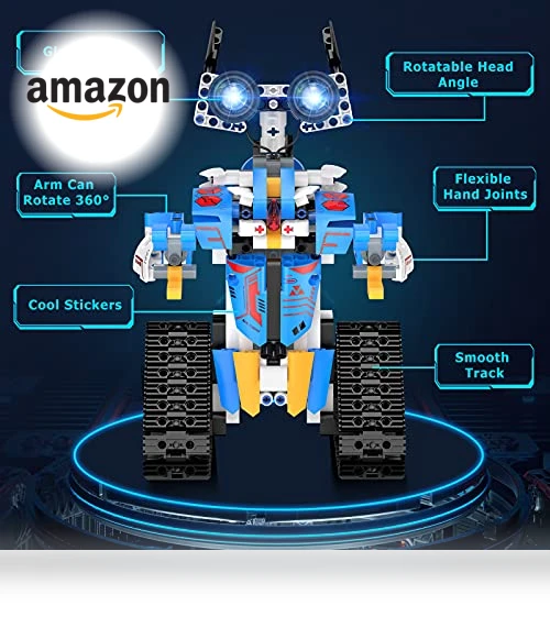 STEM Programmable Robot Building Kit with APP or Remote Control — Construction Kits, Henoda