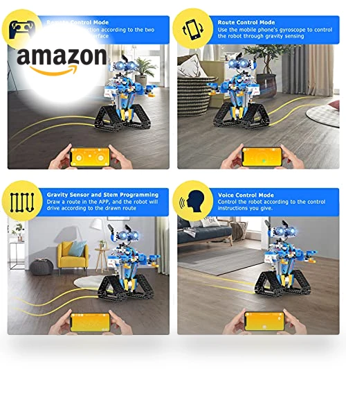 STEM Programmable Robot Building Kit with APP or Remote Control — Construction Kits, Henoda