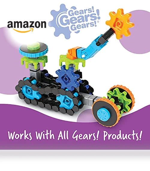 STEM Robots Building Set - 116 Pieces, Ages 5+, Robot Toy — Mechanical Construction Kits, Learning Resources