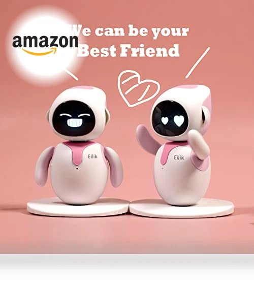 Touch Interactive Robot Pet with Emotions and Mini-Games — Interactive Animal Companions, Energize Lab