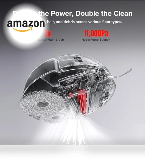 Ultra-Slim Robot Vacuum and Mop Combo with 3D Sensing Tech — Smart Cleaning Robots, Roborock