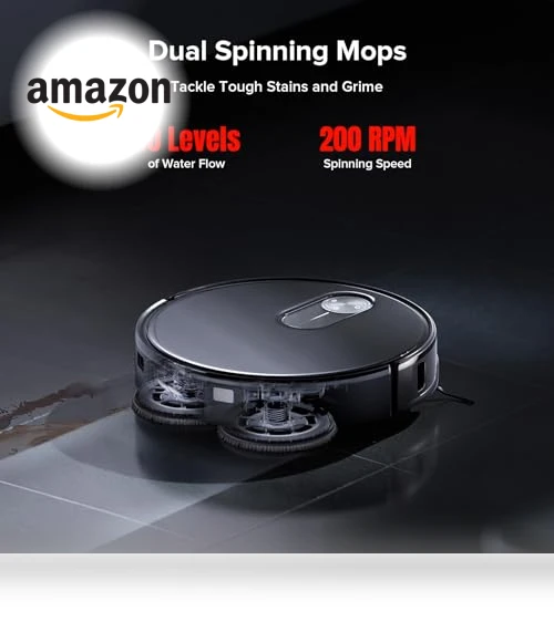 Ultra-Slim Robot Vacuum and Mop Combo with 3D Sensing Tech — Smart Cleaning Robots, Roborock