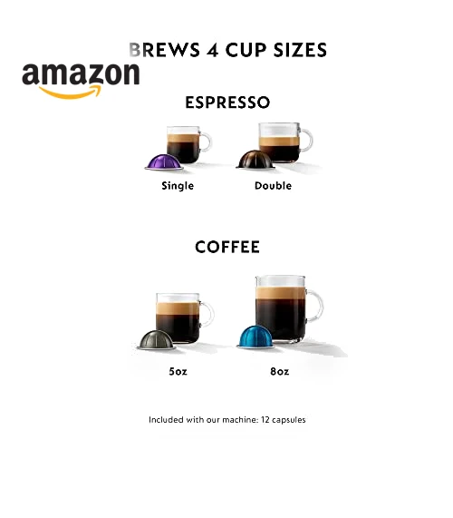 Vertuo Coffee and Espresso Maker, 1597 ml — Coffee & Espresso Combos, Nespresso